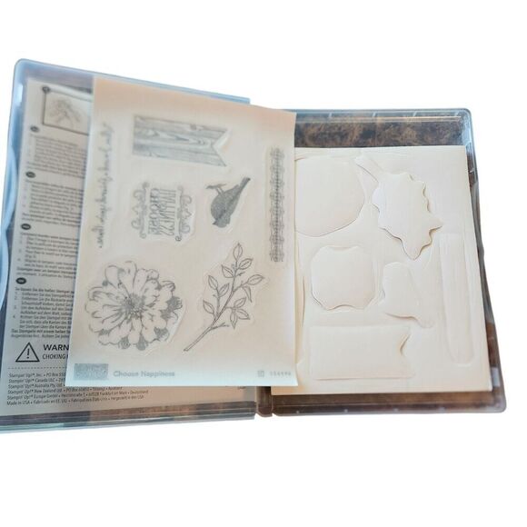 Stampin' Up! CHOOSE HAPPINESS Stamp Set of 7 134198 Bird Floral Friend - Picture 4 of 5